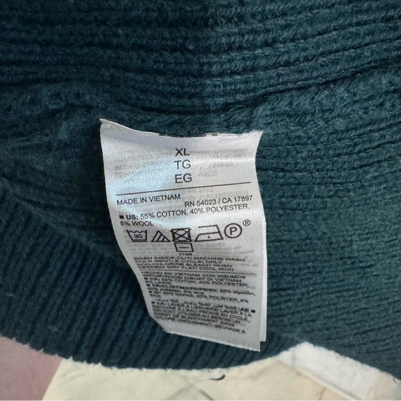 Old Navy Teal Sweater Tank XL - Picture 8 of 8
